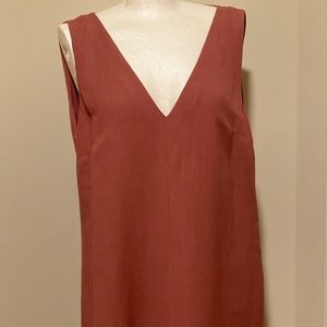 Brunello Cuchinelli V-neck sleeveless dress
